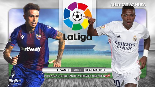 Soi kèo nhà cái. Levante vs Real Madrid. Vòng 5 La Liga. Trực tiếp BĐTV