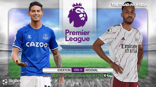 Soi kèo nhà cái Everton vs Arsenal. Trực tiếp bóng đá vòng 14 Giải ngoại hạng Anh