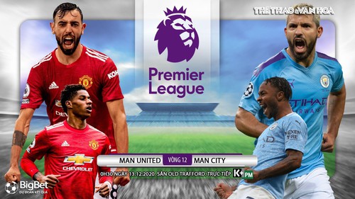 Soi kèo nhà cái MU vs Man City. Trực tiếp bóng đá Vòng 12 Giải Ngoại hạng Anh