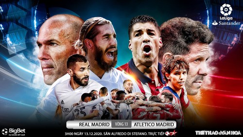 Soi kèo nhà cái Real Madrid vs Atletico Madrid. Vòng 13 Giải VĐQG Tây Ban Nha La Liga