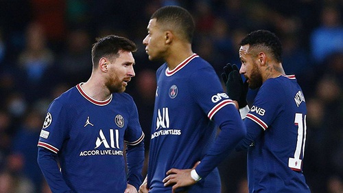 Mâu thuẫn nội bộ ở PSG: Mbappe khó chịu vì Messi thân thiết với Neymar