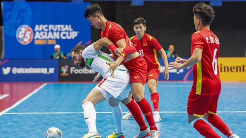 Futsal Việt Nam 1-8 Iran: Đức Hòa ghi bàn danh dự, Việt Nam bị loại ở tứ kết