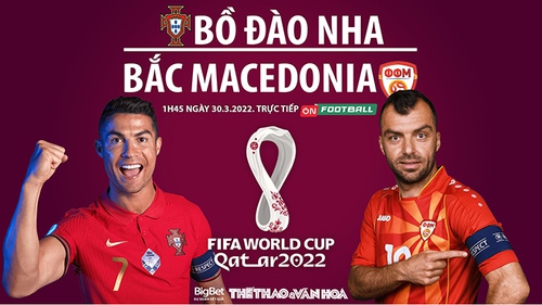 Soi kèo nhà cái Bồ Đào Nha vs Bắc Macedonia. Nhận định, dự đoán bóng đá vòng loại World Cup (1h45, 30/3)