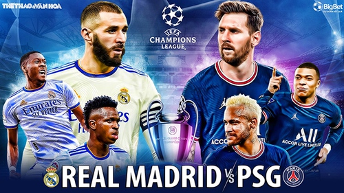 Soi kèo nhà cái Real Madrid vs PSG. Nhận định, dự đoán bóng đá Cúp C1 (3h00, 10/3)