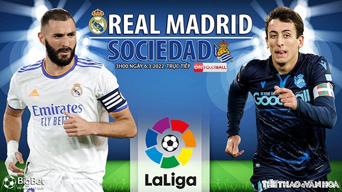 Soi kèo nhà cái Real Madrid vs Sociedad. Nhận định, dự đoán bóng đá La Liga (3h00, 6/3)