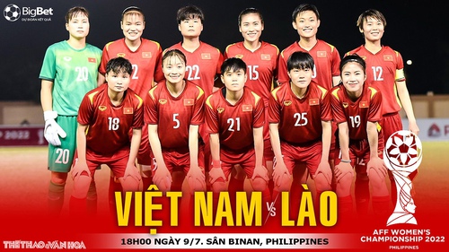 Soi kèo nhà cái nữ Việt Nam vs nữ Lào. Nhận định, dự đoán bóng đá nữ Đông Nam Á (18h00, 9/7)