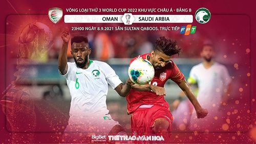 Soi kèo nhà cái Oman vs Ả rập Xê út và nhận định bóng đá vòng loại World Cup 2022 (23h00, 7/9)