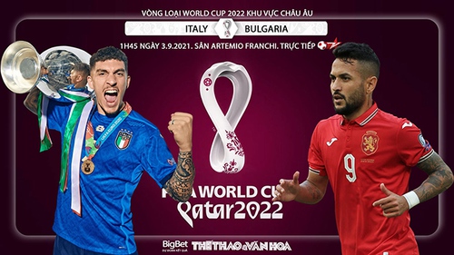 Soi kèo nhà cái Ý vs Bulgaria và nhận định bóng đá vòng loại World Cup 2022 (1h45, 3/9)