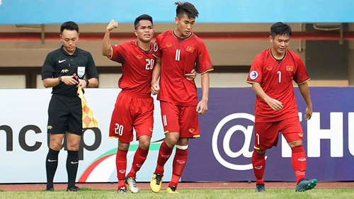 Tiếc nuối khi Văn Nam bỏ lỡ cơ hội ghi bàn đáng tiếc cho U19 Việt Nam trước U19 Jordan