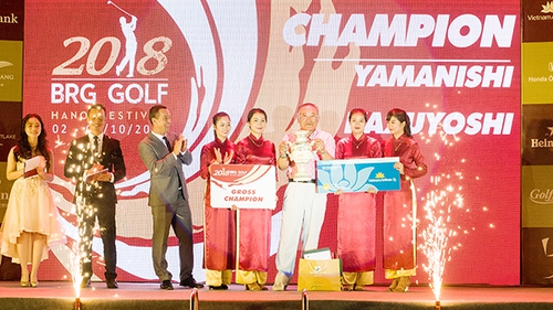 Lễ trao giải BRG Golf Hà nội Festival 2018: Dấu ấn tốt đẹp với gôn thủ quốc tế