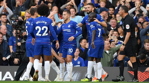Chelsea 5-0 Huddersfield: Higuain và Hazard lập cú đúp, Chelsea giành chiến thắng 5 sao