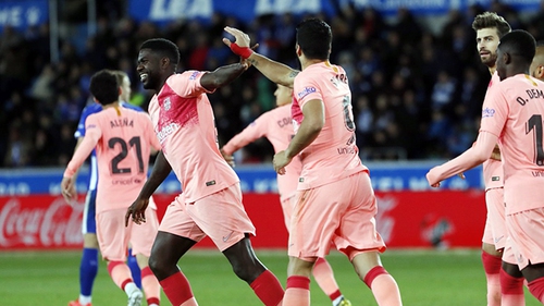 Alaves 0-2 Barcelona: Barca vô địch đêm nay nếu Atletico thua Valencia