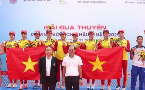 Rowing Việt Nam thắng lớn tại Giải vô địch châu Á 2025