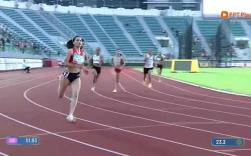 Cận cảnh tấm HCV chạy 400m nữ của Nguyễn Thị Ngọc