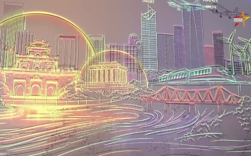 Mãn nhãn với triển lãm số Hà Nội rạng rỡ - Ánh sáng và Di sản