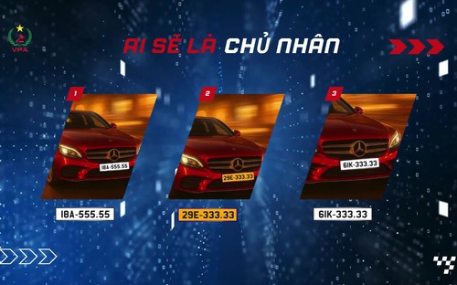 Ai sẽ là chủ nhân các biển số 18A – 555.55 29E – 333.33 và 61K – 333.33 