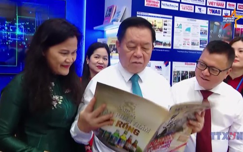 Ấn tượng TTXVN tại Hội báo toàn quốc 2025
