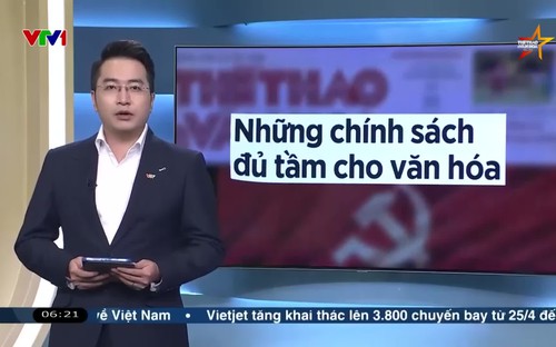 Điểm báo VTV1: Những chính sách đủ tầm cho văn hóa