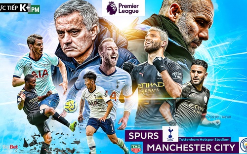 [TRỰC TIẾP K+PM] Nhận định bóng đá Tottenham vs Man City (23h30 ngày 2/2). Vòng 25 giải Ngoại hạng Anh