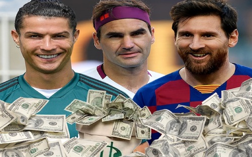 Đánh bại Ronaldo và Messi, huyền thoại Federer là VĐV giàu nhất thế giới