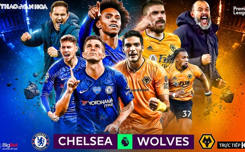 Nhận định bóng đá bóng đá Chelsea vs Wolves. Trực tiếp ngoại hạng Anh. K+PM 