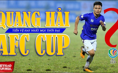 Quang Hải lọt vào danh sách đề cử danh hiệu Tiền vệ AFC Cup hay nhất mọi thời đại