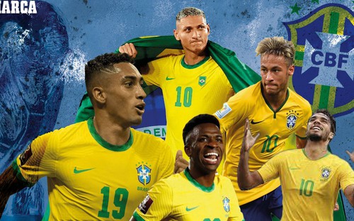 Brazil: Ứng cử viên hàng đầu cho chức vô địch World Cup 2022