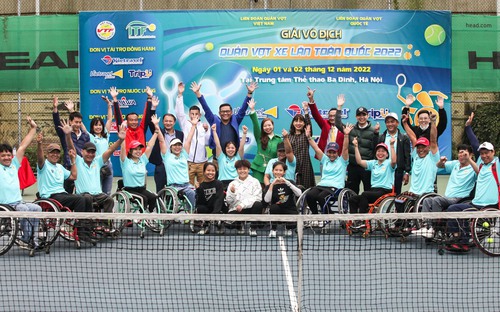 Khai mạc Giải Vô địch Quần vợt Xe lăn toàn quốc năm 2022