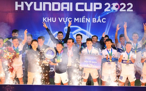 Xác định 8 đội bóng tham dự vòng chung kết Cúp bóng đá 7 người quốc gia Hyundai Cup 2022 
