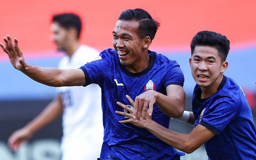 VIDEO bàn thắng Campuchia 3-2 Philippines: Chiến thắng ấn tượng của các chiến binh Angkor