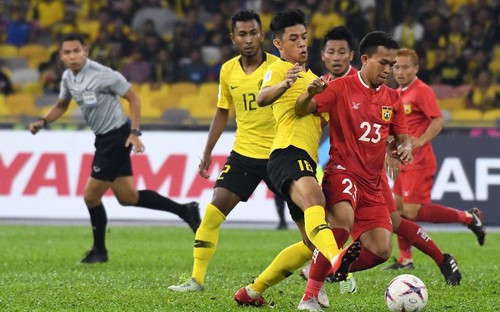 VIDEO bàn thắng trận Myanmar 0-3 Malaysia AFF Cup