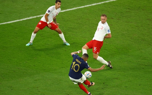 Pháp 3-1 Ba Lan: Mbappe nhấn chìm Ba Lan đưa Pháp vào tứ kết World Cup 2022