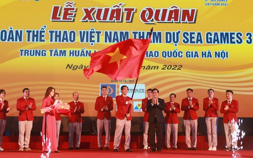 Đoàn TTVN xuất quân, đặt mục tiêu đứng số 1 tại SEA Games 31