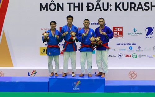 Đội tuyển Kurash Việt Nam mang về thêm 2 HCV