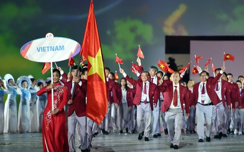 LỄ KHAI MẠC SEA GAMES 31 ĐÃ DIỄN RA THÀNH CÔNG TRÊN SVĐ MỸ ĐÌNH