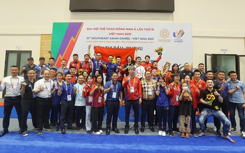 Wushu Việt Nam bội thu HCV tại SEA Games 31