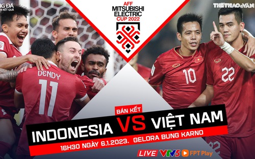 Nhận định bóng đá Việt Nam vs Indonesia, 16h30 ngày 6/1, bán kết AFF Cup 2022