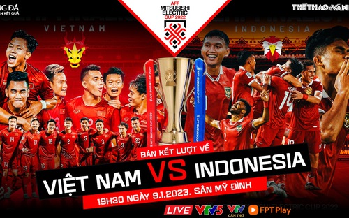 Nhận định bóng đá Việt Nam vs Indonesia, 19h30 ngày 9/1, bán kết AFF Cup 2022