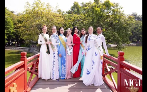 Showbiz Việt 7/10: Dàn mỹ nhân Miss Grand International 2023 khoe sắc với áo dài