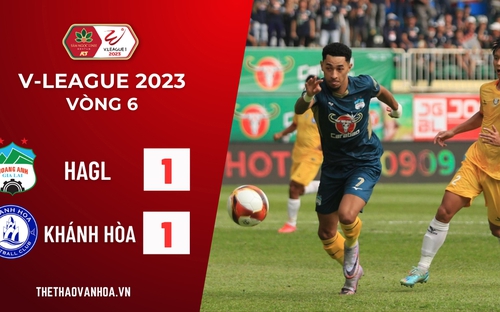 HAGL 1-1 Khánh Hòa: Tiếc cho chủ nhà 