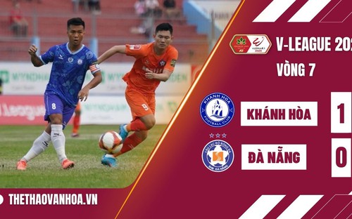VIDEO Khánh Hòa vs Đà Nẵng: 1-0. Kết quả bóng đá V-League 2023 vòng 7