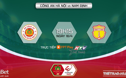 VIDEO Công An Hà Nội (CAHN) vs Nam Định: Xem trực tiếp bóng đá V-League 2023 (FPT Play)
