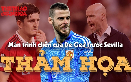 VIDEO: Chơi chân kém, phạm nhiều sai lầm, De Gea phải rời MU?