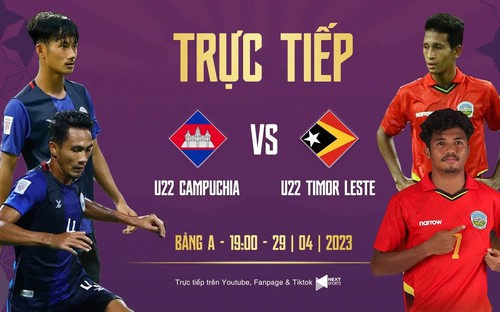 Nhận định kết quả U22 Campuchia vs Timor Leste - Nhận định bóng đá - Keonhacai - Kèo bóng đá SEA Games (19h00, 29/4)