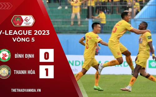 Bình Định 0-1 Thanh Hóa: Khách lấn chủ