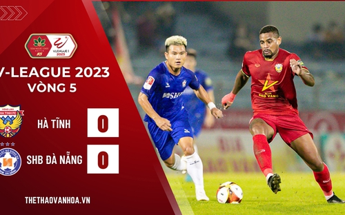 Hà Tĩnh 0-0 SHB Đà Nẵng: Phung phí cơ hội, đội chủ nhà bị cầm hòa