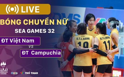 Xem trực tiếp bóng chuyền nữ Việt Nam vs Campuchia - VTV5 trực tiếp SEA Games 32