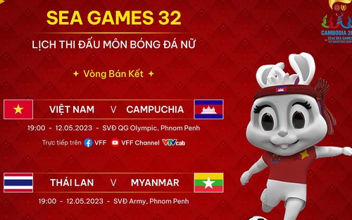 Trực tiếp bóng đá SEA Games 32 hôm nay - Xem VTV5