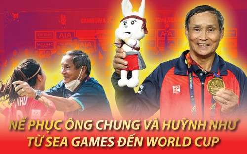 VIDEO Nể phục ông Chung và Huỳnh Như, từ SEA Games đến World Cup!