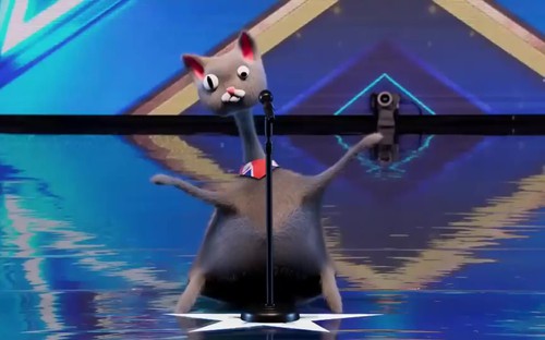 Chú mèo CGI Noodle gây sốt tại Britain's Got Talent